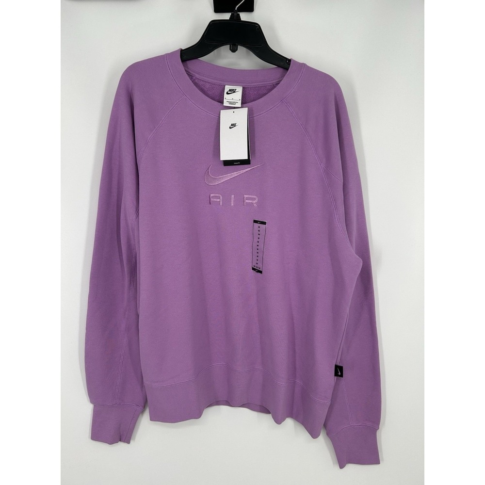 Nike Air French Terry Sportswear Crewneck Sweatshirt DV9829-591 Graphic Medium